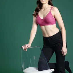 DressBerry Solid Full Coverage Non Padded T-shirt Bra-46