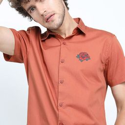 HIGHLANDER Men Slim Fit Opaque Casual Shirt-image-65