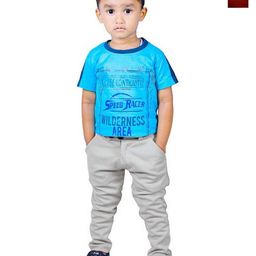 BAESD Boys Pack of 2 Slim Fit Easy Wash Trouser-image-131