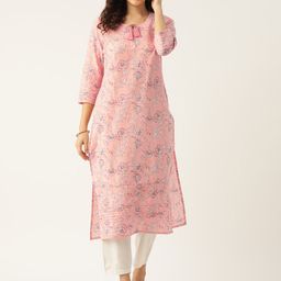 Rue Collection Women Floral Printed Kurta-21