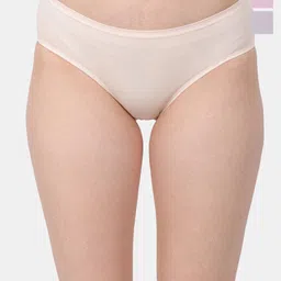 Amour Secret Pack Of 3 Mid-Rise Leak Proof Hipster Briefs P3312_Skn_Prl_Pnk-Skn_Prl_Pnk-image-41