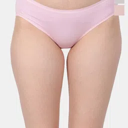 Amour Secret Pack Of 3 Mid-Rise Leak Proof Hipster Briefs P3312_Pnk_Pch_Gry-image-50