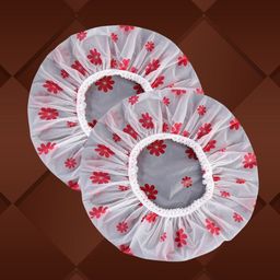 basicare Set Of 2 Printed Soft & Comfortable Shower Cap-24