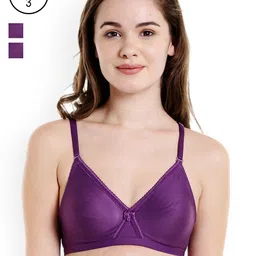 Bodycare Purple Solid Non-Wired Non Padded T-shirt Bra E5551DPU-image-82