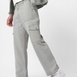 Urbano Fashion Men Loose Fit Non-Stretchable Cargo Jeans-image-14