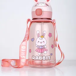 YK Kids Pink Bunny-Themed Printed Water Bottle 760ML-picture-25
