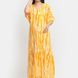 Mylo Kaftan Maternity A-Line Dress with Zipper-picture-21