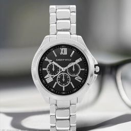 JOKER & WITCH Women Black & Silver-Toned Analogue Watch AMWW439-56