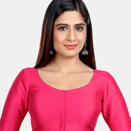 neckbook Round Neck Princess Cut Padded Saree Blouse-picture-21