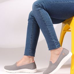 Carlton London sports Women Woven Design Slip-On Sneakers-20