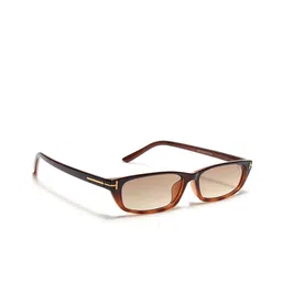 Eyejack Unisex Rectangle Sunglasses with UV Protected Lens 3972CL1024-43