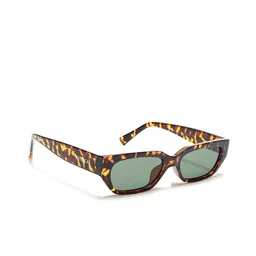 Eyejack Unisex Rectangle Sunglasses with UV Protected Lens 3563CL989-Olive-18