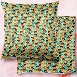ArtzFolio Multicoloured Set of 2 Square Cushion Covers-45