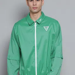 Reebok Men Teal Blue MYT Woven Training Sporty Jacket-56