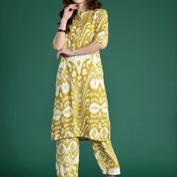 Indo Era Women Printed Kurta with Palazzos-picture-56