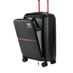 Urban Jungle Front-Open Hard-Sided Cabin Trolley Bag-26