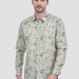 Numero Uno Men Spread Collar Floral Printed Regular Fit Casual Shirt-image-83