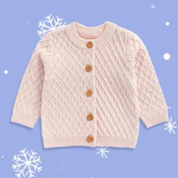mothercare Infant Girls Pink Organic Cotton Cardigan-image-51