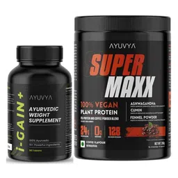 Ayuvya Set Of 2 I-Gain+ & Supermaxx Coffee Weight Gain Combo-28