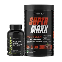 Ayuvya Set Of 2 I-Gain+ & Supermaxx Coffee Weight Gain Combo-10
