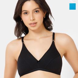 intimacy LINGERIE Pack of 3 Medium Coverage Cotton Plunge Bra with All Day Comfort-picture-16