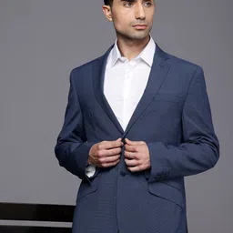 Raymond Micro Checked Contemporary Fit Formal Blazer-picture-26