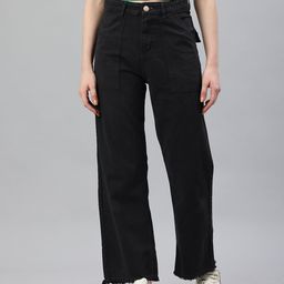 ADBUCKS Wide Leg High-Rise Jeans-image-76