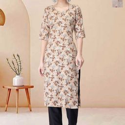 Moda Rapido Pack of 2 Printed Straight Kurta with Trousers-picture-44