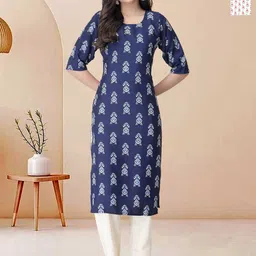 Moda Rapido Pack of 2 Printed Straight Kurta with Trousers-picture-41