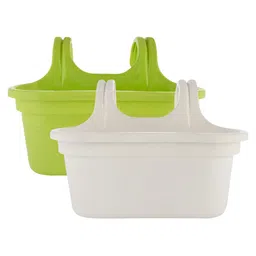 Kuber Industries Pack of 2 Solid Single Hook Planters-40