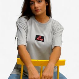 The Sea Horse Women Colourblocked Pure Cotton T-shirt-image-88