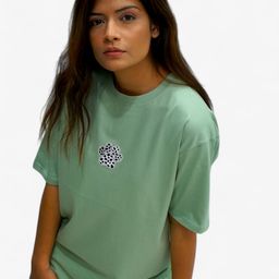 The Sea Horse Women Colourblocked Pure Cotton T-shirt-image-87
