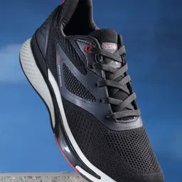 Action Men Black Synthetic Running Non-Marking Shoes-picture-27