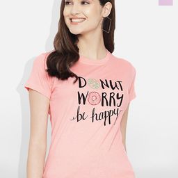 Fabflee Pack Of 2 Typography Printed Cotton T-shirts-image-80