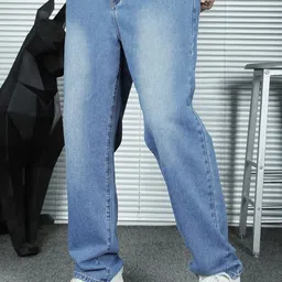 DENIMLOOK Men Mid-Rise Relaxed Fit Stretchable Jeans-picture-34