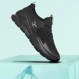 Flying Machine Men Black Solid Crombie Walking Shoes-picture-32