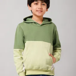 Alan Jones Boys Colourblocked Hooded Pullover Sweatshirt-image-41