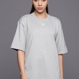 ADIDAS Originals Pure Cotton Drop-Shoulder Sleeves Oversized T-shirt-picture-30