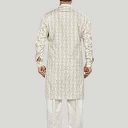 Authentics Men Geometric Flared Sleeves Pathani Kurta-picture-11