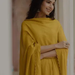 anayna Women Regular Kurti with Sharara & With Dupatta-17