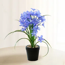 Ekhasa Purple 1 Pieces Jasmine Artificial Flower With Pot-image-63