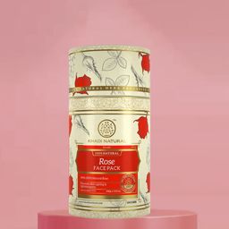 Khadi Natural Set of 2 Rose Herbal Face Masks - 100g Each image 4