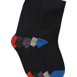 MARC Men Pack of 5 Assorted Calf-Length Socks image 3
