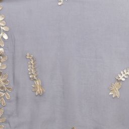 Clora Creation Grey Solid Chiffon Dupatta image 3
