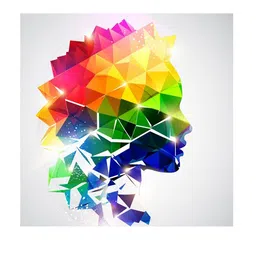 999Store Multicolored Printed Abstract Canvas Wall Art image 4
