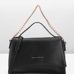 French Connection Solid Structured Handheld Bag image 4