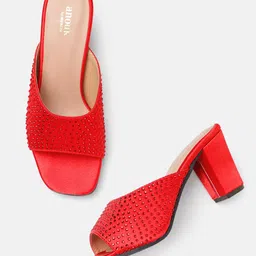 Anouk Embellished Party Block Heels image 3
