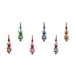 Comet Busters 6 Pcs Multi-Coloured Reusable Bindi image 4