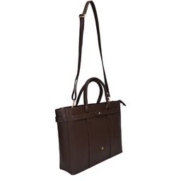 HORRA PU Structured Shoulder Bag with Applique image 3