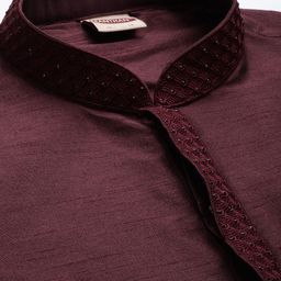 Manthan Men Solid Straight Kurta image 3